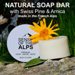 Natural soap with 7 Alpine plants