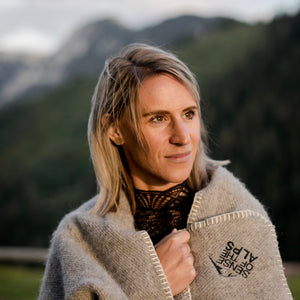 Virgin wool plaid - Sense of the Alps
